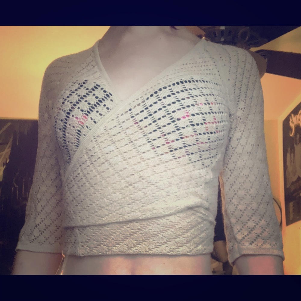 Cropped Sweater Shirt Thing